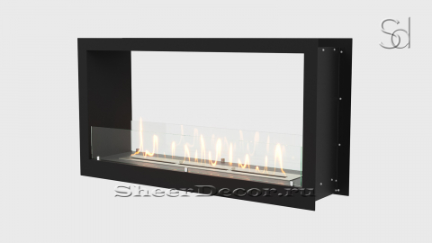 Каминная биотопкаметаллический Lux Fire ВБКС 1210М из жаропрочной стали_2