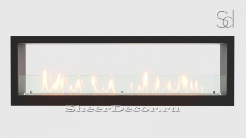Биотопка для камина Lux Fire ВБКС 1710 М из жаропрочной стали металлический_1