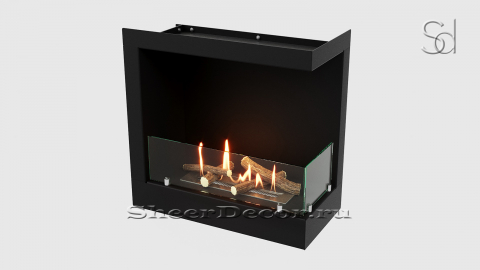 Каминная биотопкаметаллический Lux Fire ВБКУ 490 SR из жаропрочной стали_5