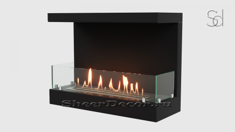 Биотопка для камина Lux Fire ВБКФ 640 S из жаропрочной стали металлический_3