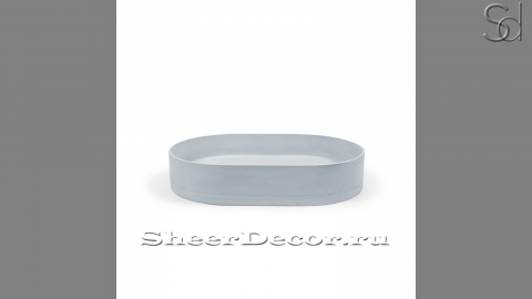 Накладная раковина Margo из голубого бетона Concrete Cloud РОССИЯ 100811111 для ванной комнаты_1