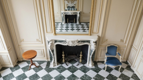 Мраморный портал белого цвета для отделки камина Marissa M4 из натурального камня Bianco Extra 131111904_4