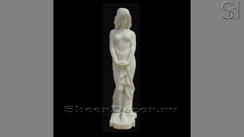 Мраморная скульптура Musa Alto из камня Bianco Extra_1
