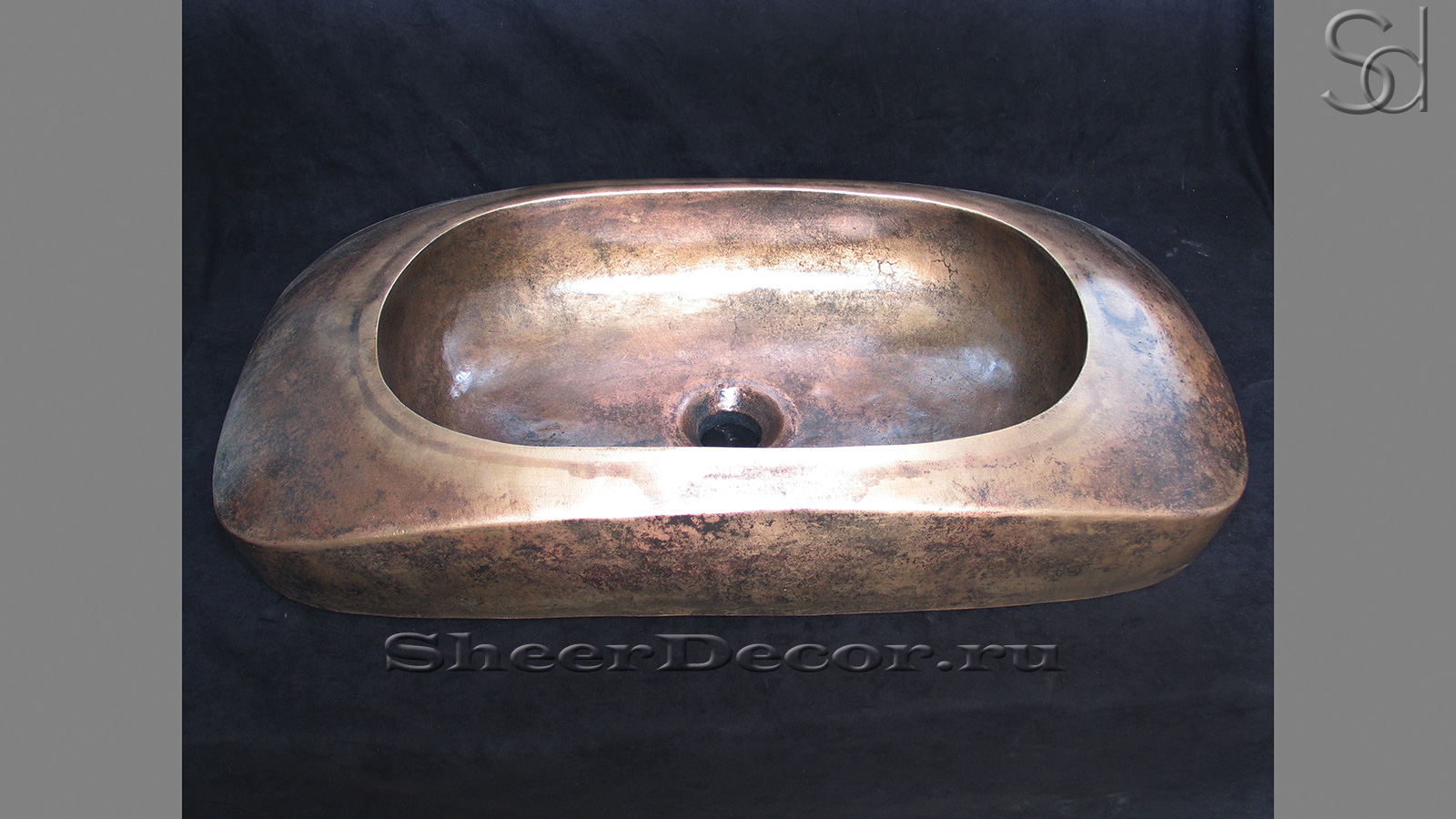 Бронзовая раковина Nebit из сплава Bronze ИНДОНЕЗИЯ 562300411 для ванной комнаты_1