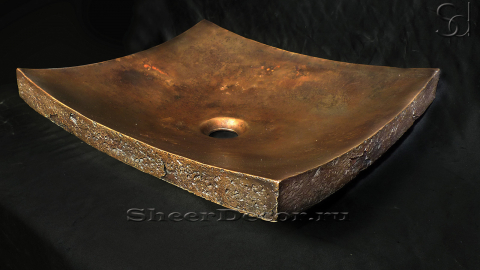 Бронзовая раковина Nefel из сплава Bronze ИНДОНЕЗИЯ 563300411 для ванной комнаты_1