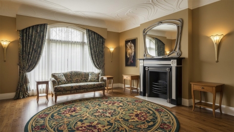 Каменный портал черного цвета для облицовки камина Norma M5 из гранита Absolute Black 169116405_7