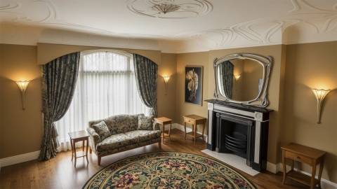 Каменный портал черного цвета для облицовки камина Norma M5 из гранита Absolute Black 169116405_9