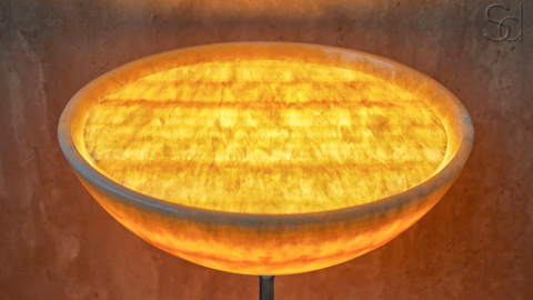 Настольный светильник Orbit 4015 Kern UP из камня оникса Honey Onyx_5