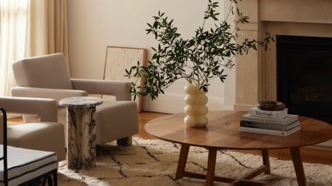 Каменная стакан круглой формы OrugaFlorero из желтого камня Honey Onyx_2