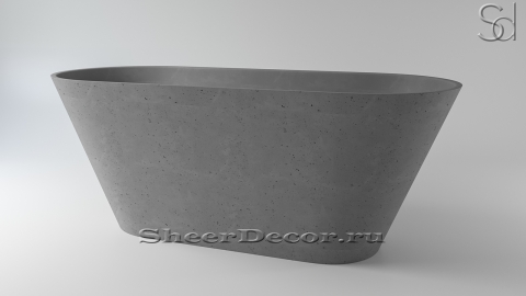 Ванна Ottavia из искусственного кориана Grigio 498532051_3