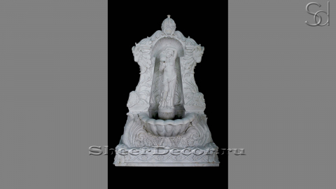 Каменный фонтан Palume Finezza из белого мрамора Bianco Grigio 508462146_1