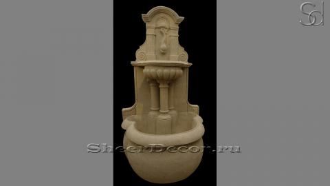 Каменный питьевой фонтанчик Patrizio Colonna из желтого песчаника Sandpink 0870244514_1
