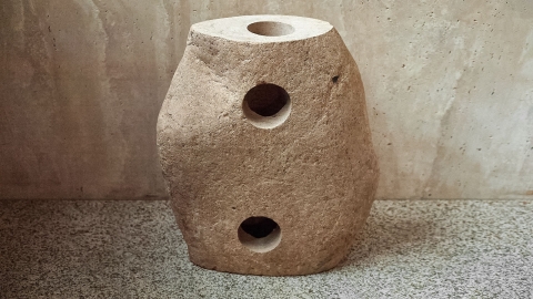 Мойка в ванную Piedra M329 из речного камня  Beige ИНДОНЕЗИЯ 00501117329_6