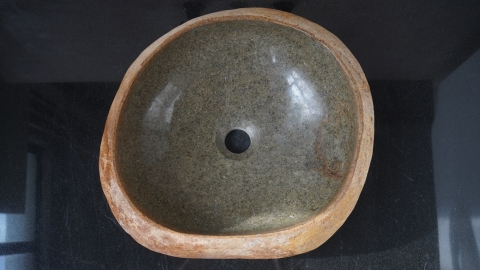 Мойка в ванную Piedra M477 из речного камня  Beige ИНДОНЕЗИЯ 00501111477_4