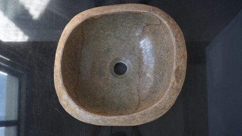 Раковина для ванной Piedra M478 из речного камня  Beige ИНДОНЕЗИЯ 00501111478_4