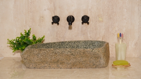 Мойка в ванную Piedra M298 из речного камня  Blanca ИНДОНЕЗИЯ 00508411298_3