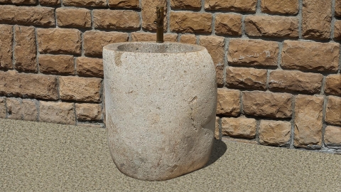 Мойка в ванную Piedra M558 из речного камня  Blanca ИНДОНЕЗИЯ 00508411558_2