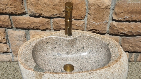 Мойка в ванную Piedra M558 из речного камня  Blanca ИНДОНЕЗИЯ 00508411558_4