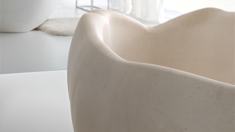 Каменная ванна Piedra M3 из бежевого мрамора Crema Marfil Ivory 005120053_3