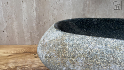 Раковина для ванной Piedra M216 из речного камня  Gris ИНДОНЕЗИЯ 00504511216_5