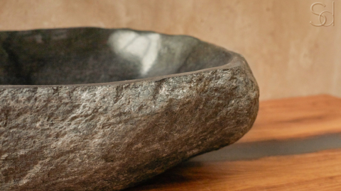 Раковина для ванной Piedra M302 из речного камня  Gris ИНДОНЕЗИЯ 00504511302_6