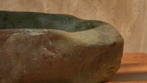 Раковина для ванной Piedra M318 из речного камня  Gris ИНДОНЕЗИЯ 00504511318_6