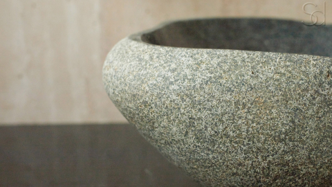 Раковина для ванной Piedra M339 из речного камня  Gris ИНДОНЕЗИЯ 00504511339_4