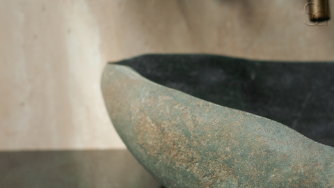 Раковина для ванной Piedra M341 из речного камня  Gris ИНДОНЕЗИЯ 00504511341_4