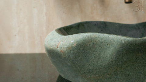 Раковина для ванной Piedra M343 из речного камня  Gris ИНДОНЕЗИЯ 00504511343_3