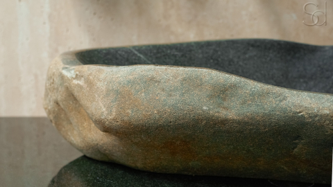 Раковина для ванной Piedra M344 из речного камня  Gris ИНДОНЕЗИЯ 00504511344_4