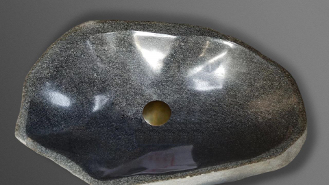 Раковина для ванной Piedra M351 из речного камня  Gris ИНДОНЕЗИЯ 00504511351_1