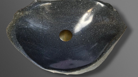 Раковина для ванной Piedra M353 из речного камня  Gris ИНДОНЕЗИЯ 00504511353_1