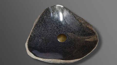 Раковина для ванной Piedra M354 из речного камня  Gris ИНДОНЕЗИЯ 00504511354_1