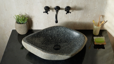 Мойка в ванную Piedra M581 из речного камня  Gris ИНДОНЕЗИЯ 00504511581_3