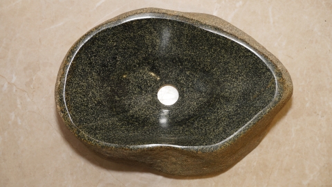 Мойка в ванную Piedra M600 из речного камня  Gris ИНДОНЕЗИЯ 00504511600_4