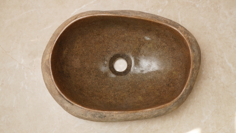 Раковина для ванной Piedra M611 из речного камня  Gris ИНДОНЕЗИЯ 00504511611_4