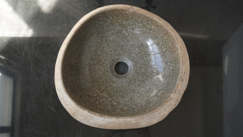 Мойка в ванную Piedra M617 из речного камня  Gris ИНДОНЕЗИЯ 00504511617_4