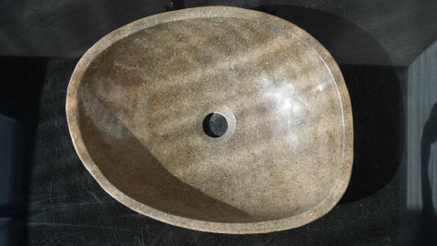 Мойка в ванную Piedra M626 из речного камня  Gris ИНДОНЕЗИЯ 00504511626_4