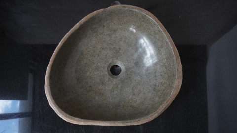 Раковина для ванной Piedra M628 из речного камня  Gris ИНДОНЕЗИЯ 00504511628_4