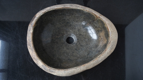 Мойка в ванную Piedra M637 из речного камня  Gris ИНДОНЕЗИЯ 00504511637_4