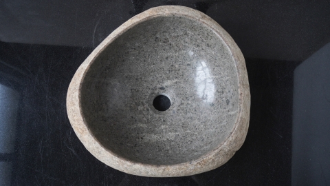 Мойка в ванную Piedra M639 из речного камня  Gris ИНДОНЕЗИЯ 00504511639_4