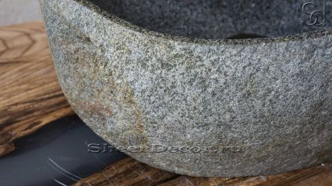 Мойка в ванную Piedra M128 из речного камня  Gris ИНДОНЕЗИЯ 00504511128_3