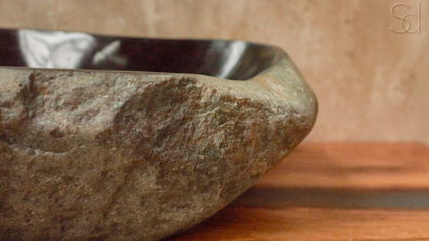 Мойка в ванную Piedra M211 из речного камня  Negro ИНДОНЕЗИЯ 00506911211_6