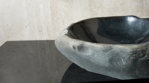Мойка в ванную Piedra M316 из речного камня  Negro ИНДОНЕЗИЯ 00506911316_9