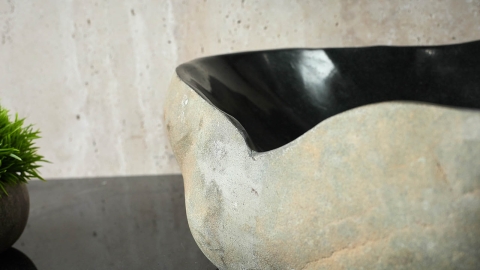 Накладная раковина для ванной Piedra из гранита Negro_4