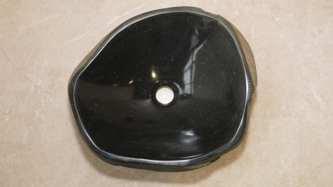 Раковина для ванной Piedra M361 из речного камня  Negro ИНДОНЕЗИЯ 00506911361_4