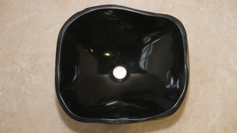 Раковина для ванной Piedra M377 из речного камня  Negro ИНДОНЕЗИЯ 00506911377_4