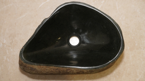 Мойка в ванную Piedra M362 из речного камня  Negro ИНДОНЕЗИЯ 00506911362_4