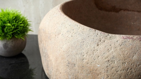 Накладная раковина для ванной Piedra из гранита Rosa_4