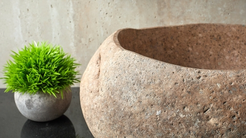 Накладная раковина для ванной Piedra из гранита Rosa_8